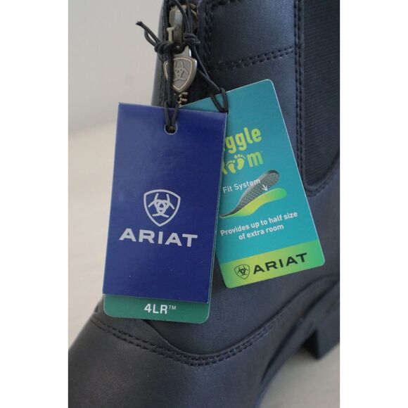 Ariat 10015198 Kids' Sz 5M Women's Sz 6-6.5 Black Scout Zip Paddock Boots - Picture 14 of 16